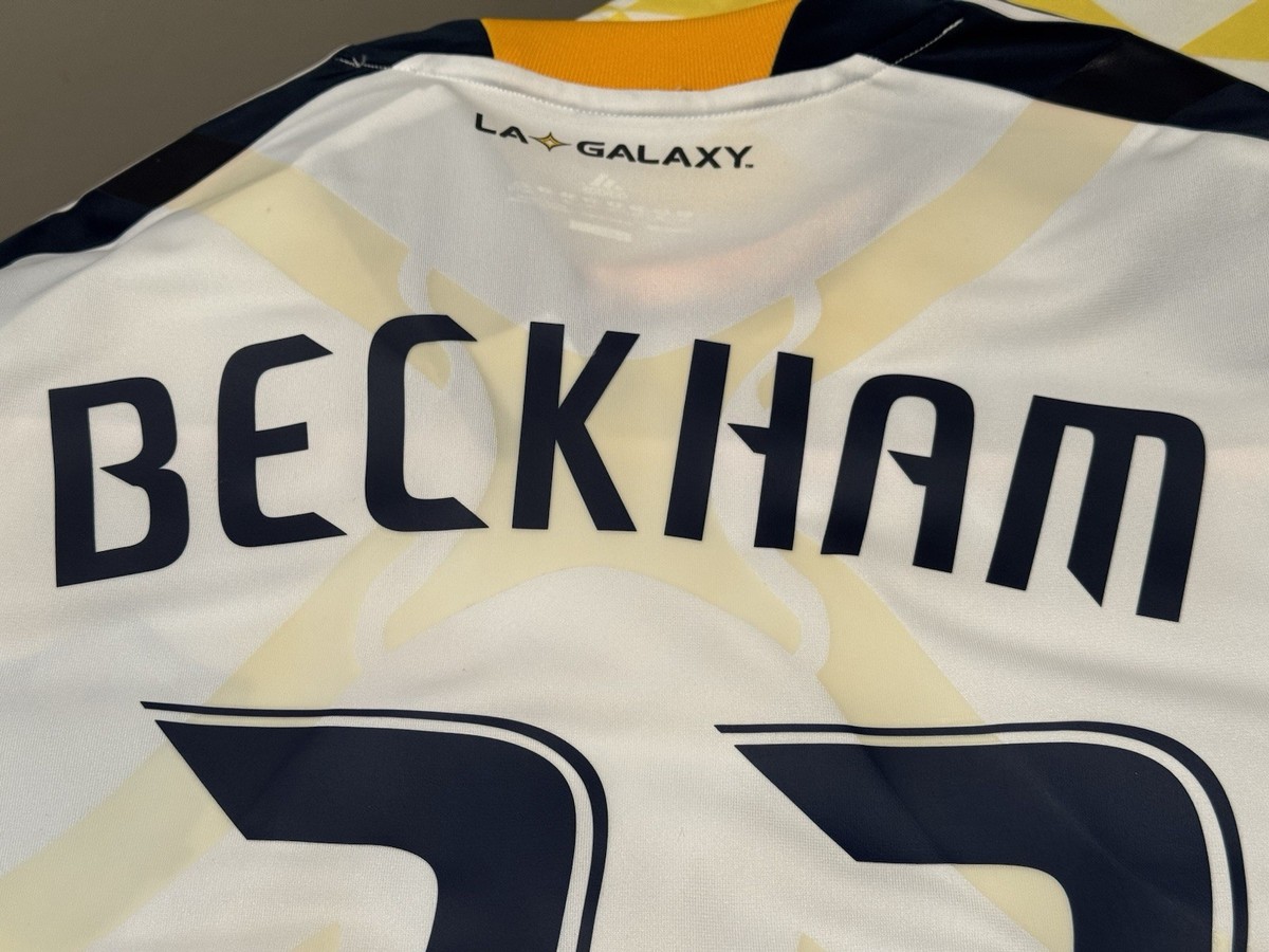 LA Galaxy David Beckham #23 Techfit Jersey + Shorts MLS Works