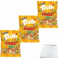 Trolli Mini Burger Party 3Er Pack 3X170G Beutel Usy Block