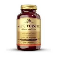 Image of Solgar Milk Thistle (Silybum marianum) 100 Veg Capsules