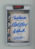 2021 Leaf Pearl Hockey Eight Signatures Salming Kelly Duff Shack AUTO's 1/1