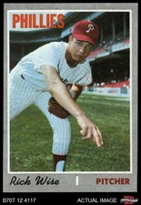 1970 Topps #605 Rick Wise Phillies 5 - EX