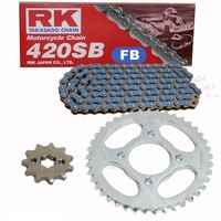 Kettensatz MBK X-Limit 50 Super Motard 97-01 Kette RK FB 420 SB 128 Offen BLA
