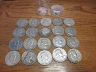 roll of 20 Ben Franklin half dollars lot #4