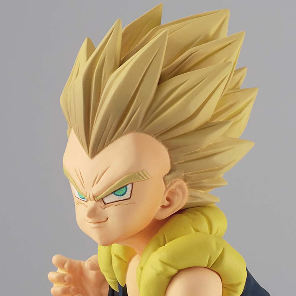 Figurine Gotenks Super Saiyan DBZ pour décoration de bureau et étagère geek