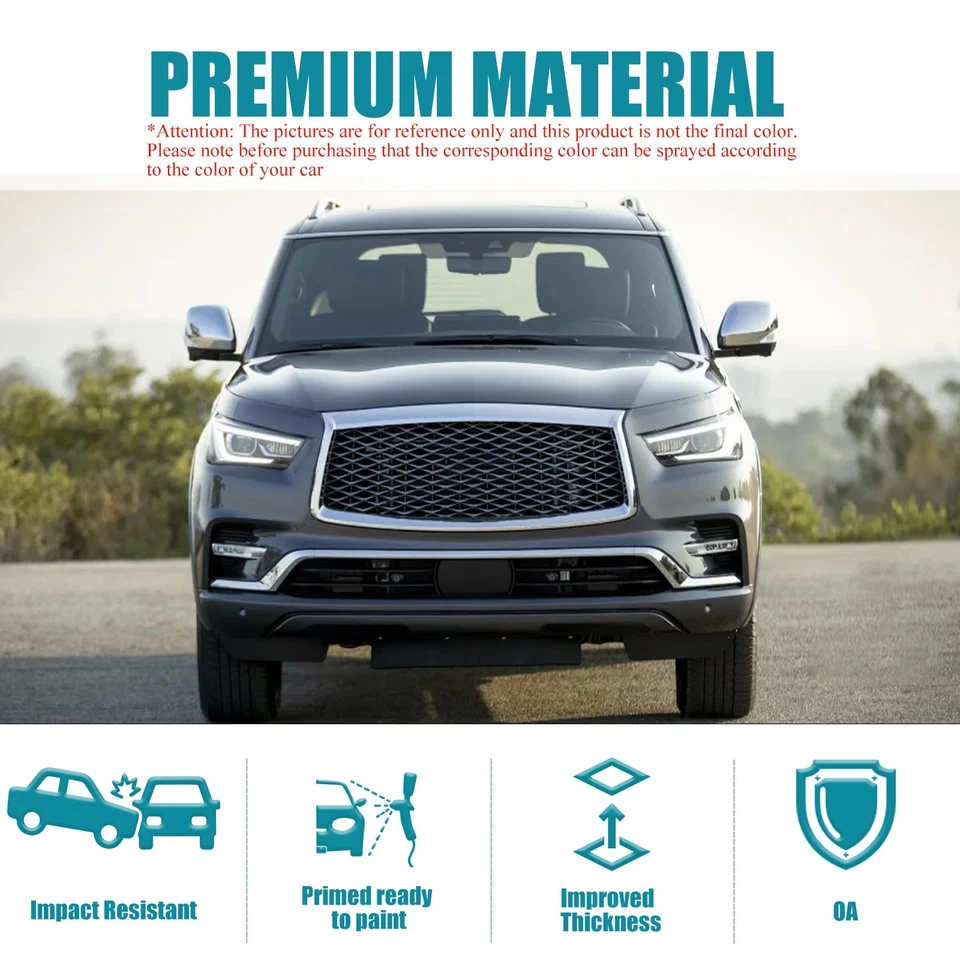 Front Lower Bumper Cover For 2018-2024 Infiniti QX80 620266GW0H Foto 4 de 4