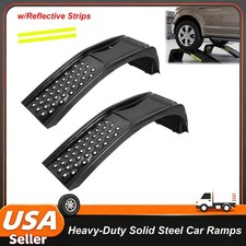 2-pack Heavy Duty Car Ramps For Oil Changes 9 High Lift Service Ramp 8000lbs