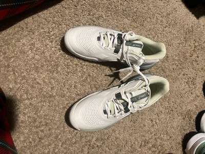 ASICS Women's Gel-Resolution X Tennis Shoes White Pitch Green Size 8.5