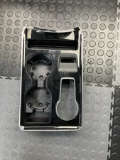 2019-2023 FORD EDGE FRONT CENTER CONSOLE CUP HOLDER CHROME TRIM OEM
