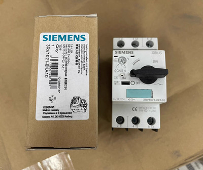 Siemens 3RV1021 Series Circuit Breaker 3RV1021-0BA10,0CA10,0DA10,0EA10...Brand