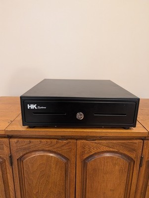 HK SYSTEMS 13'' Heavy Duty Black ''Push'' Cash Drawer