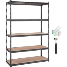 Heavy Duty Garage Shelves, 2000 lbs Capacity, Adjustable 5-Tier Metal Organizer