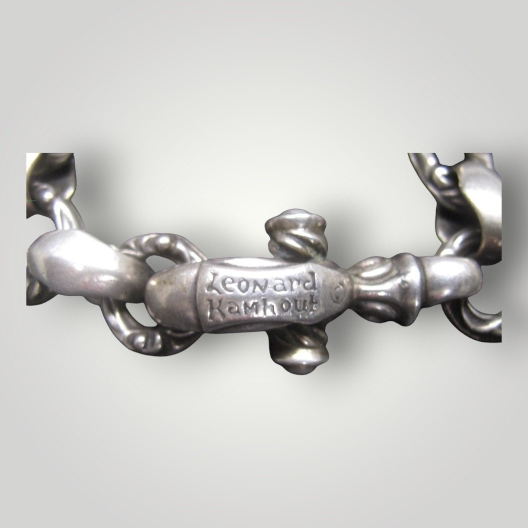 ド*ー様 Crane Bracelet Leonard Kamhout S Leonard Kamhout Crane Bracelet Mono Inspection Silver Link