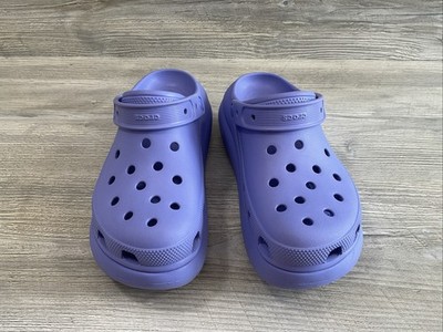 Crocs Womens Classic Crush Platform Chunky Purple lavender  display picture 1