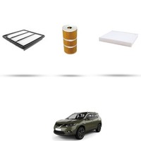 Hoffcar Wartungsset - 3 Filter Kompatibel Mit Nissan X-Trail (T32) 1.7 Dci 12