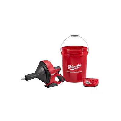 Milwaukee Tool 2571-21 M12 Drain Snake W/ 5/16'' Cable, M12 Cp1.5 Battery, M12
