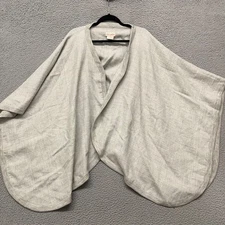 Cuyana Shawl Womens Petite OS Gray Baby Alpaca Draped Classic Minimalist Preppy