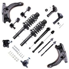 Front Strut Rear Shock Control Arm Tie Rod End 14PCS for 1998-2001 VW Type 1