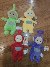 SPIN MASTER 2016 Teletubbies plush set voice box battery expired