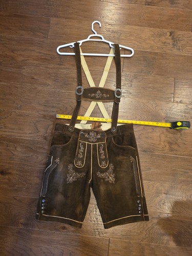 Pollinger Leder A Tracht Authentic German Lederhosen Oktoberfest Attire Sz 52