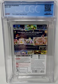 CGC Graded Mario Party Superstars NEW Nintendo Switch (1020710001, 9.9 A++)