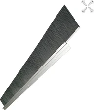 2 Pack 2 3/4" Door Brush Sweep |  Heavy Duty Bottom Seal for Garage & Roll-Up Do