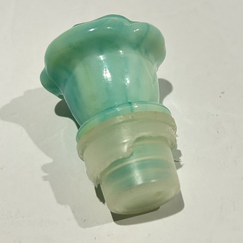 VTG Avon Moonwind Jadeite Green Milk Glass Pitcher W/Stopper And Bowl 5.5” Tall - Picture 10 of 15