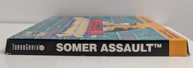 Somer Assault TurboGrafx 16-Bit Shooting Game Complete In Box HuCard Authentic