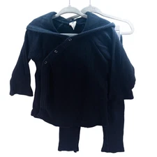 Kate Quinn Kids Set 3T Top Hoodie Bear Ears Organic Cotton Ribbed Pants