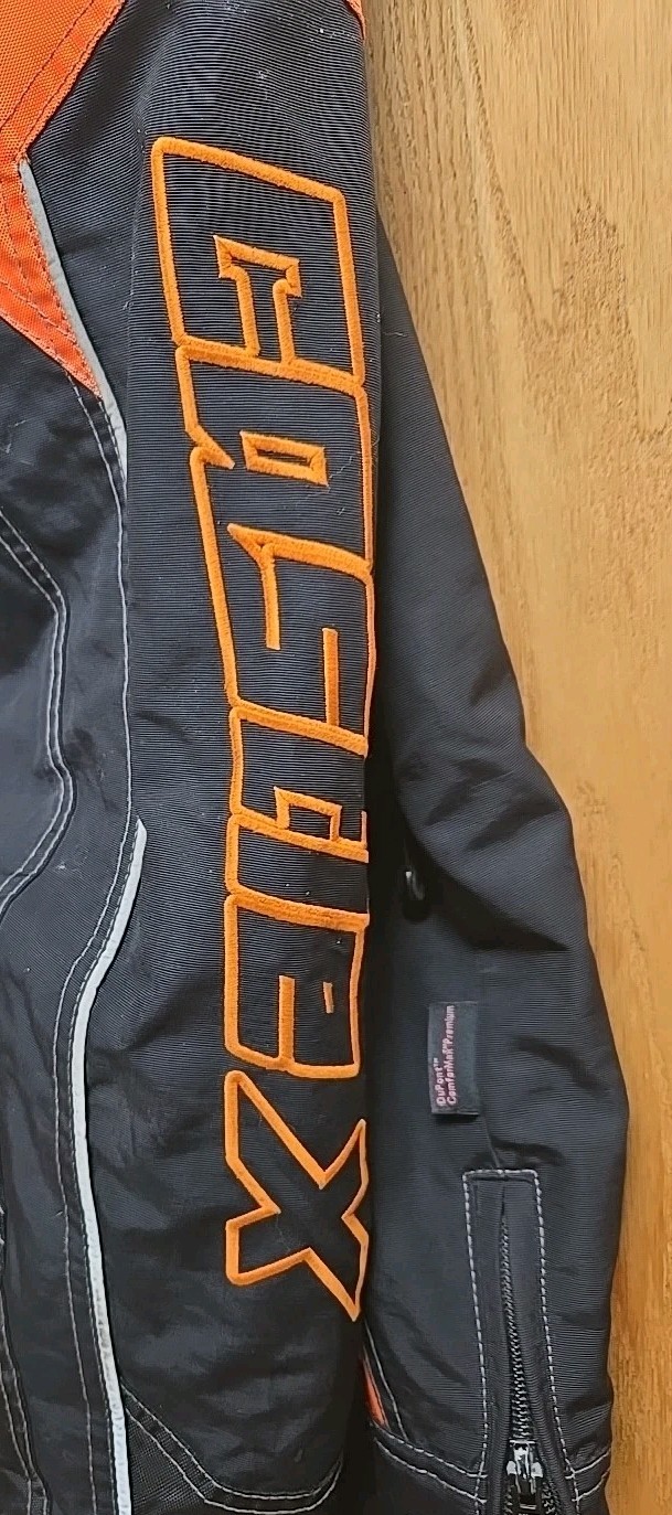 Castle X Incline Racing Snowmobile Jacket  Men’s Large  Black/orange  thumbnail 9