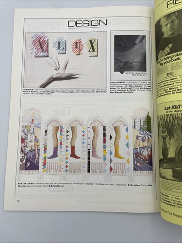 RARE Vintage May 1986 Art Direction Magazine Visual Communications V7 - Bild 16 von 16