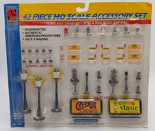 Life Like 1220 HO Scale Accessory (Set of 42)