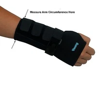 One Pair of Wrist Supports w/ Splint - Carpal Tunnel Braces - Left and Right  