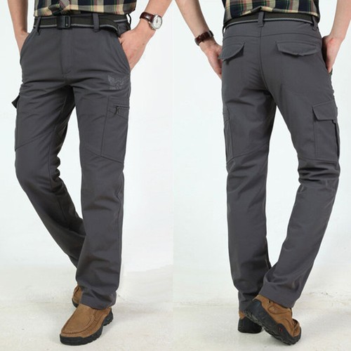 Men's Quick Dry Elasticated Cargo Combat Work lightweight Trousers Pants Bottoms - Picture 8 of 17