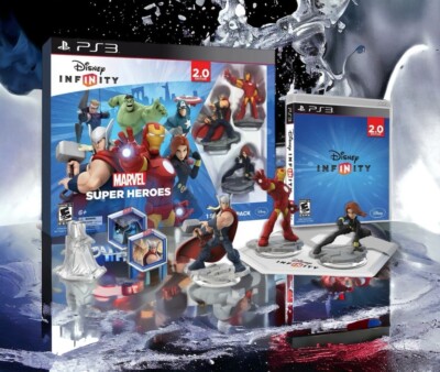 Disney INFINITY PS3 Marvel Super Heroes 2.0 Edition Starter Pack Avengers New 