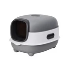 Extra Large Cat Litter Box Enclosed with Scoop Odor Defensive Hooded Litter Tray