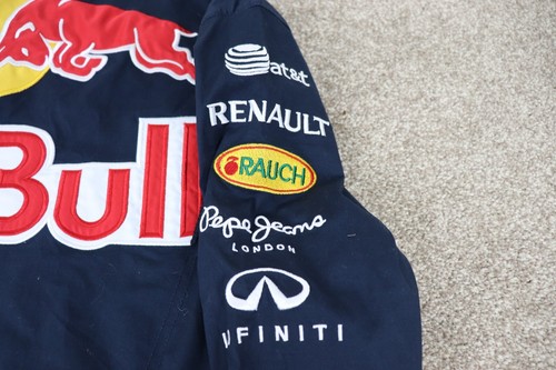 New Red Bull Racing Pepe Jeans Formula 1 Racing Shirt Multi Logo Uk XLarge - Picture 15 of 17