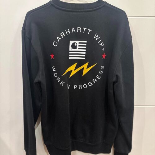 Carhartt State Sports Crewneck (Black) - Men's Small - Picture 3 of 3