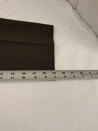 Zanella Dress Pants Sz 4 Brown Check 100% Wool Flat Italy YGI Q2-166 - Picture 7 of 11