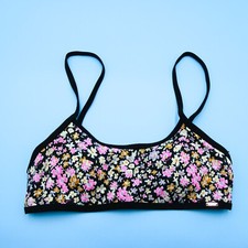 Victorias Secret Multicolor Floral XS Padded Halter Bikini Top VS Swimsuit New