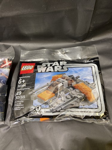 LEGO STAR WARS 30386 POE DAMERON'S X-WING FIGHTER & 30384 SNOWSPEEDER POLYBAG - Picture 9 of 9