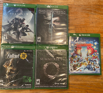 New Sealed Xbox1 Scribblenauts Destiny2 Fallout76 Dishonored2 Elder Scrolls Game