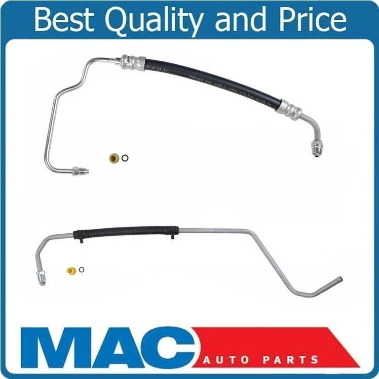 Power Steering Pressure & Return Hose For 00-04 F250 F350 Super Duty 5.4L 2Pc Kt - Image 2 of 4
