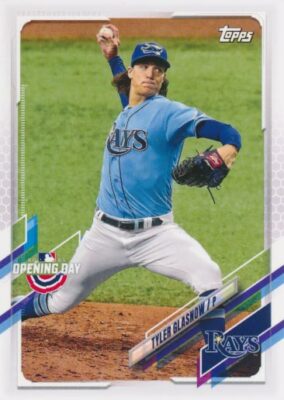 2021 Topps Opening Day #90 TYLER GLASNOW - Tampa Bay Rays