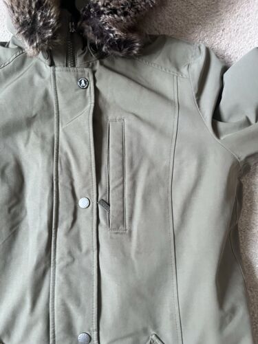 Barbour Elper Women’s Green Hooded Waterproof Breathable Coat Jacket - Size 10 - Picture 7 of 24