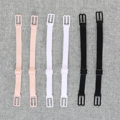 3 Paia Porta Cinghia per Sport Antiscivolo Nero Colore Pelle Bianco - Foto 7 di 9