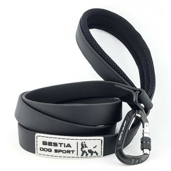 Bestia Dog Sport Halsband Mit Griff – 5 Cm Breit, Wasserdicht, Weich Gepolstert, Für Große Hunde