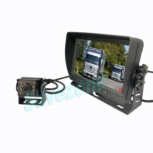 7" IPS HD DVR Rear View Monitor + AHD 1080P 170° Reversing Camera For Bus Truck - Picture 7 of 12