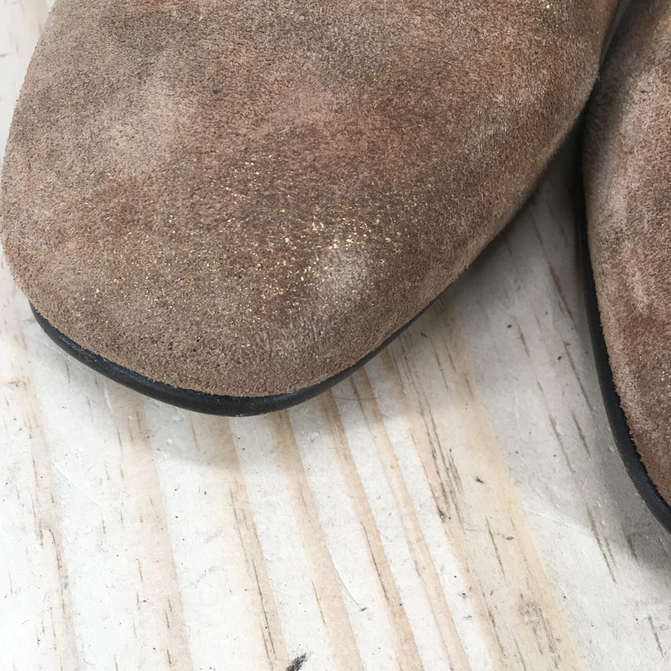 Coclico Boots Womens 40 Leitzel Ankle Bootie Beige Comfort Casual Block Heels - Image 3 of 4