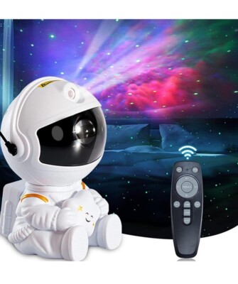 Star Projector Galaxy Night Light - Astronaut Space Buddy Projector with Remote