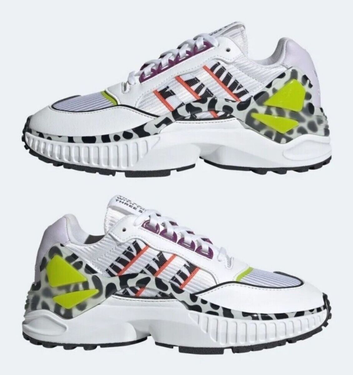 NEW Adidas Originals Rich Mnisi ZX Wavian Women Shoes, White NEW Adidas Originals Rich Mnisi ZX Wavian Women Shoes, White